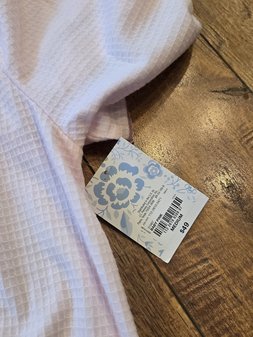 ***2***Adonna Women's Short Sleeve Button Front Nightgowns - Blue & Pink - Picture 4 of 10